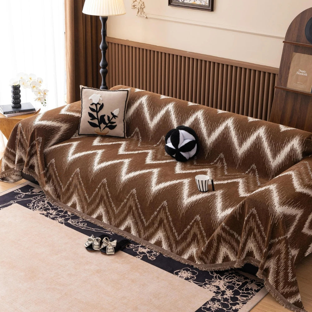 Sofa Cover Textured Chenille Pet-Friendly & Machine Washable