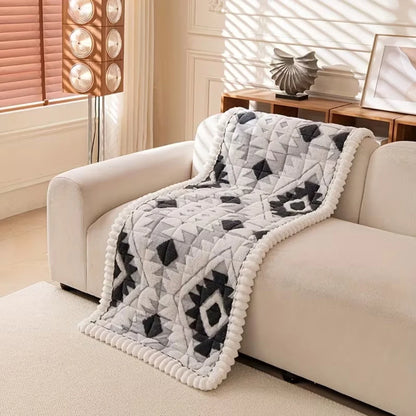 Sofa Cover Thick Quilted Plush Anti-Slip Backing Pet-Friendly
