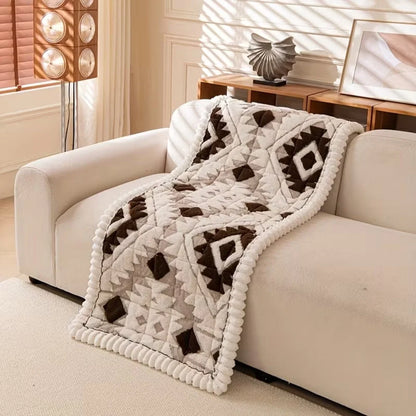 Sofa Cover Thick Quilted Plush Anti-Slip Backing Pet-Friendly
