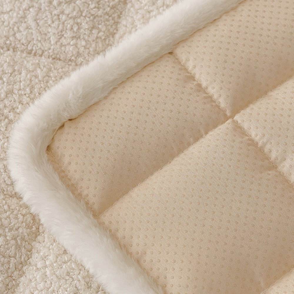 Sofa Cover Thick Three-Layer Plush Microfiber Anti-Slip Backing