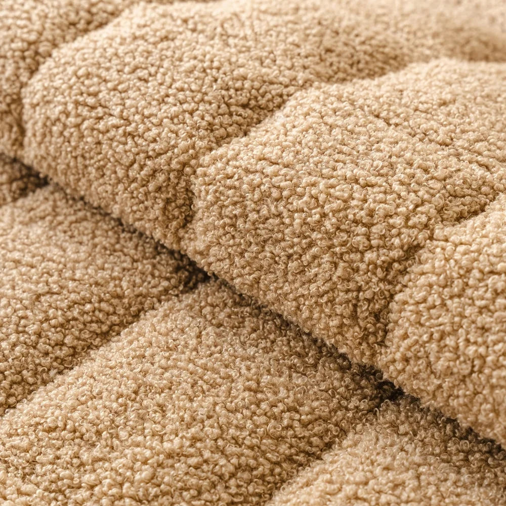 Sofa Cover Thick Three-Layer Plush Microfiber Anti-Slip Backing