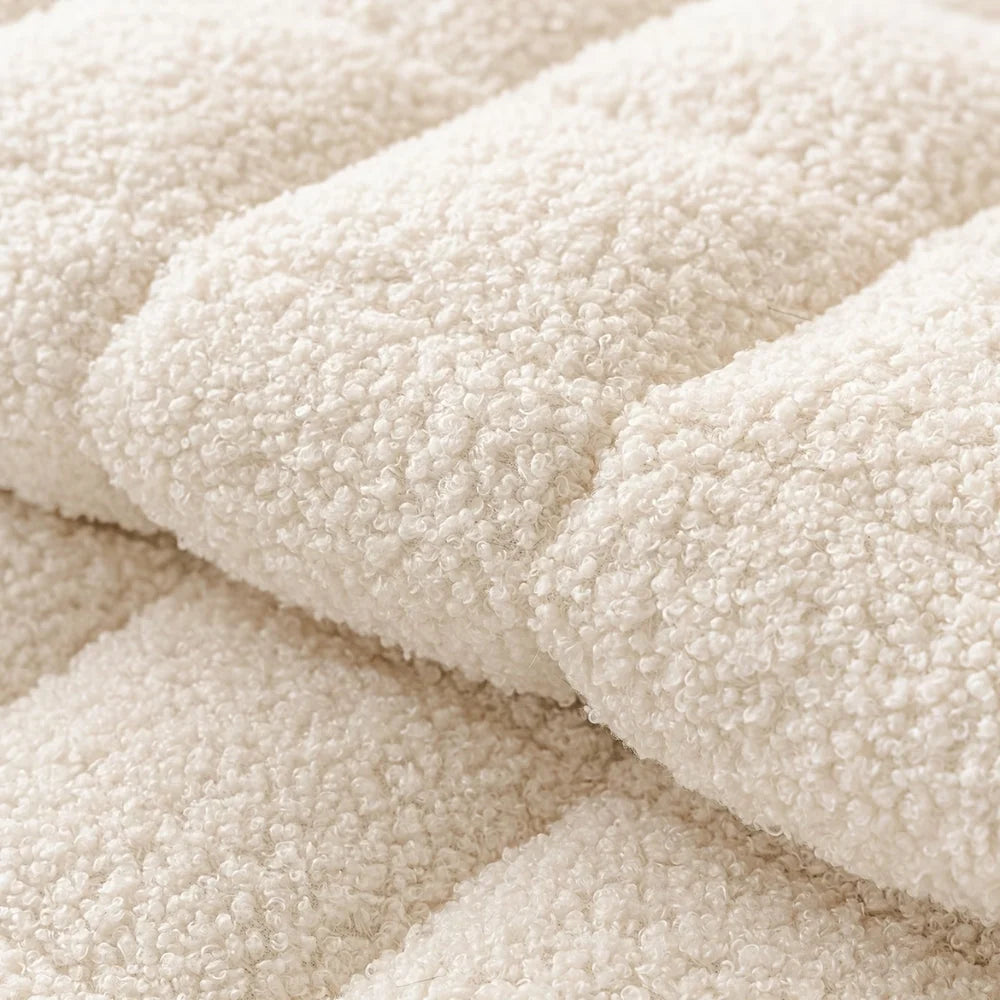 Sofa Cover Thick Three-Layer Plush Microfiber Anti-Slip Backing