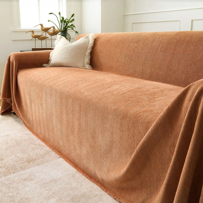 Sofa Cover Water-Repellent Pet-Resistant Herringbone Weave