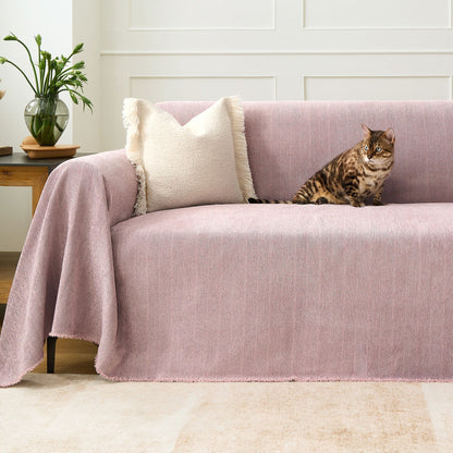 Sofa Cover Water-Repellent Pet-Resistant Herringbone Weave
