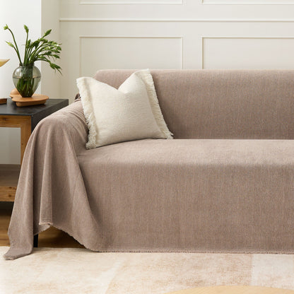 Sofa Cover Water-Repellent Pet-Resistant Herringbone Weave