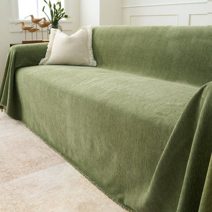 Sofa Cover Water-Repellent Pet-Resistant Herringbone Weave