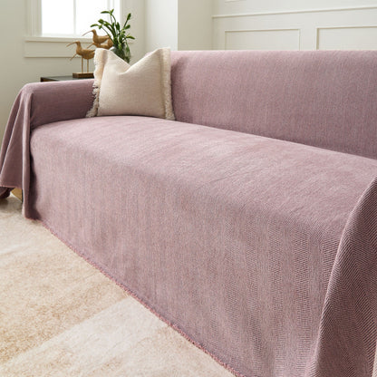 Sofa Cover Water-Repellent Pet-Resistant Herringbone Weave