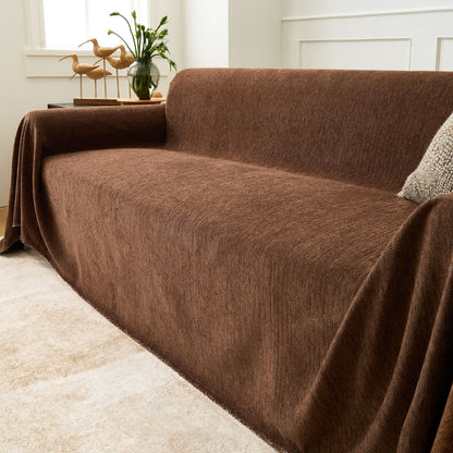 Sofa Cover Water-Repellent Pet-Resistant Herringbone Weave