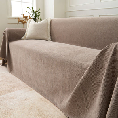 Sofa Cover Water-Repellent Pet-Resistant Herringbone Weave