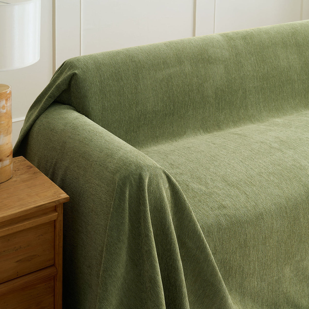 Sofa Cover Water-Repellent Pet-Resistant Herringbone Weave