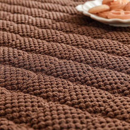 Sofa Seat Cover Ribbed Corduroy Thickened Padding Anti-Slip