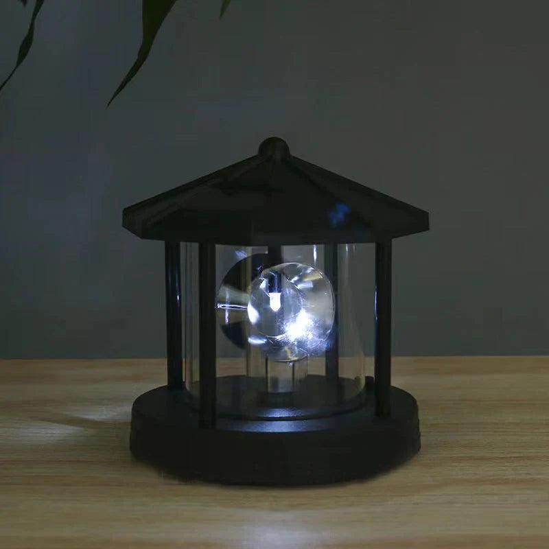 Solar Garden Light Rotating Lighthouse Beacon IP44 Weather-Resistant