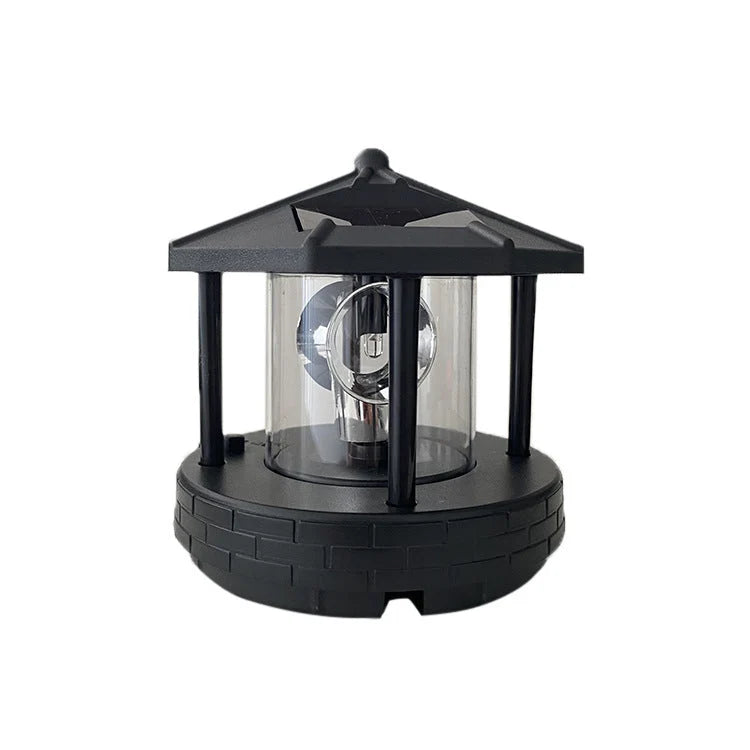 Solar Garden Light Rotating Lighthouse Beacon IP44 Weather-Resistant