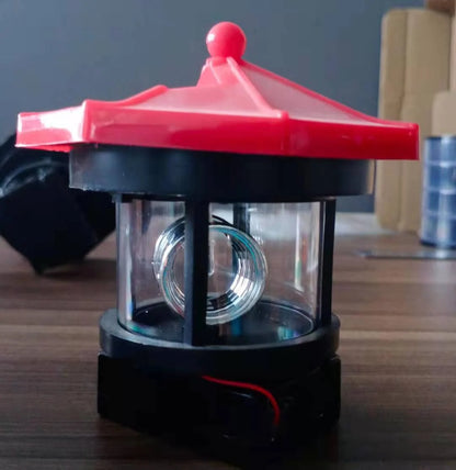 Solar Garden Light Rotating Lighthouse Beacon IP44 Weather-Resistant