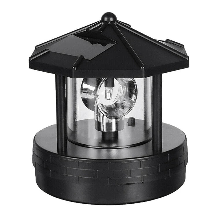 Solar Garden Light Rotating Lighthouse Beacon IP44 Weather-Resistant