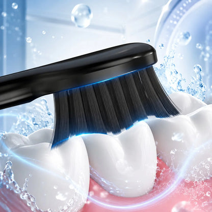 Sonic Toothbrush 5 Modes USB Rechargeable 8 Replacement Heads