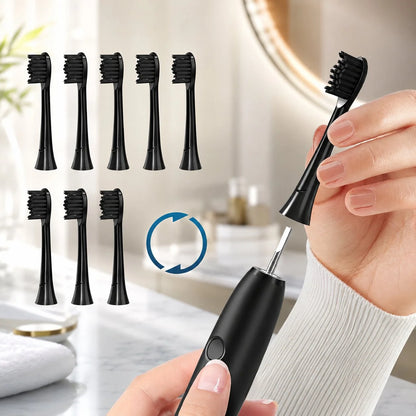 Sonic Toothbrush 5 Modes USB Rechargeable 8 Replacement Heads