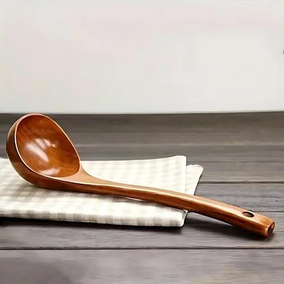 Soup Spoon Wooden Ergonomic Dishwasher-Safe