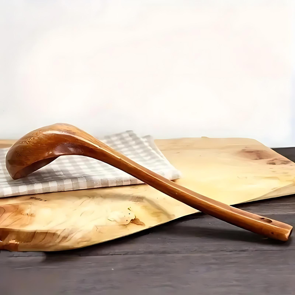 Soup Spoon Wooden Ergonomic Dishwasher-Safe