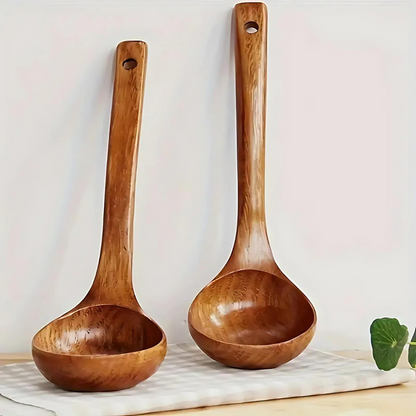 Soup Spoon Wooden Ergonomic Dishwasher-Safe