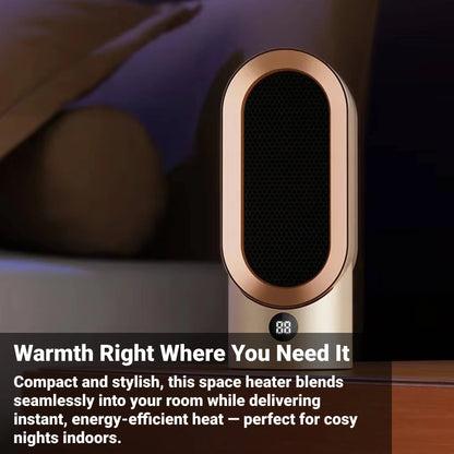 Space Heater Compact Portable Quiet Overheat Protection