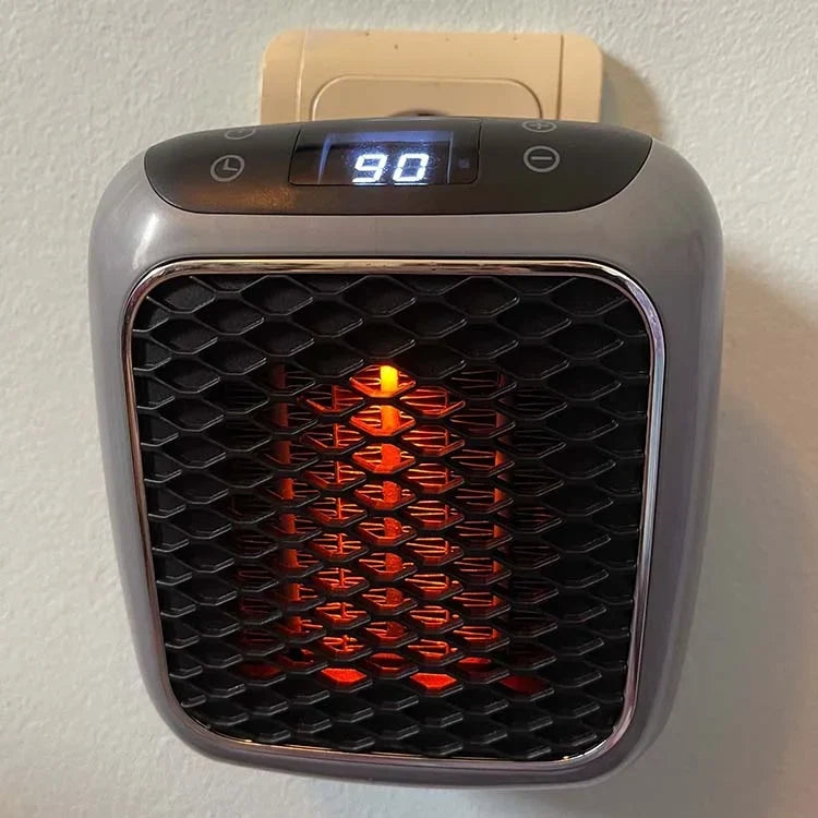 Space Heater Portable Adjustable Timer Tip-Over & Overheat Protection