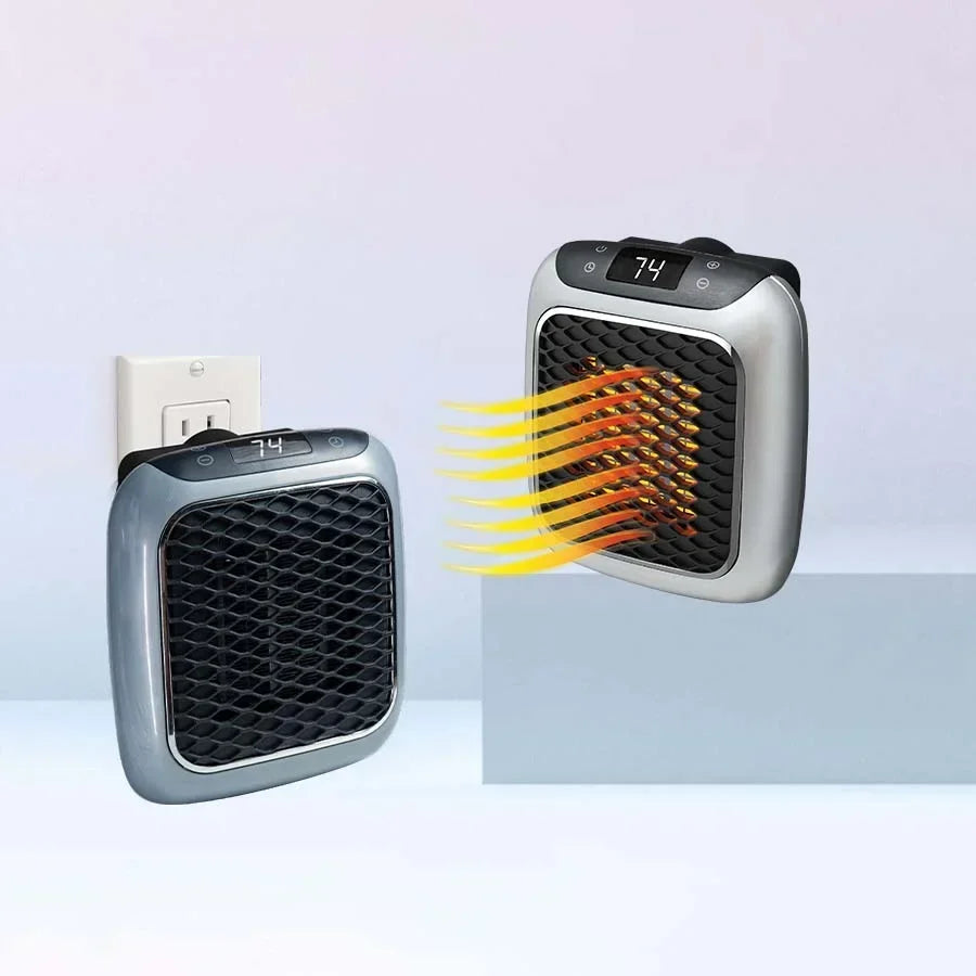 Space Heater Portable Adjustable Timer Tip-Over & Overheat Protection