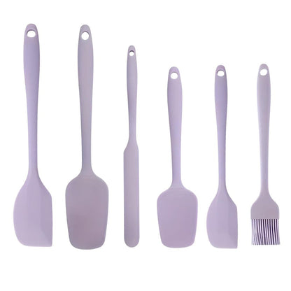 Spatula Set Silicone 6 Piece With Basting Brush