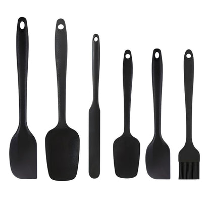 Spatula Set Silicone 6 Piece With Basting Brush