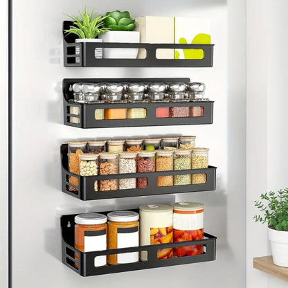 Spice Rack Magnetic Stainless Steel Holds 11 Lb