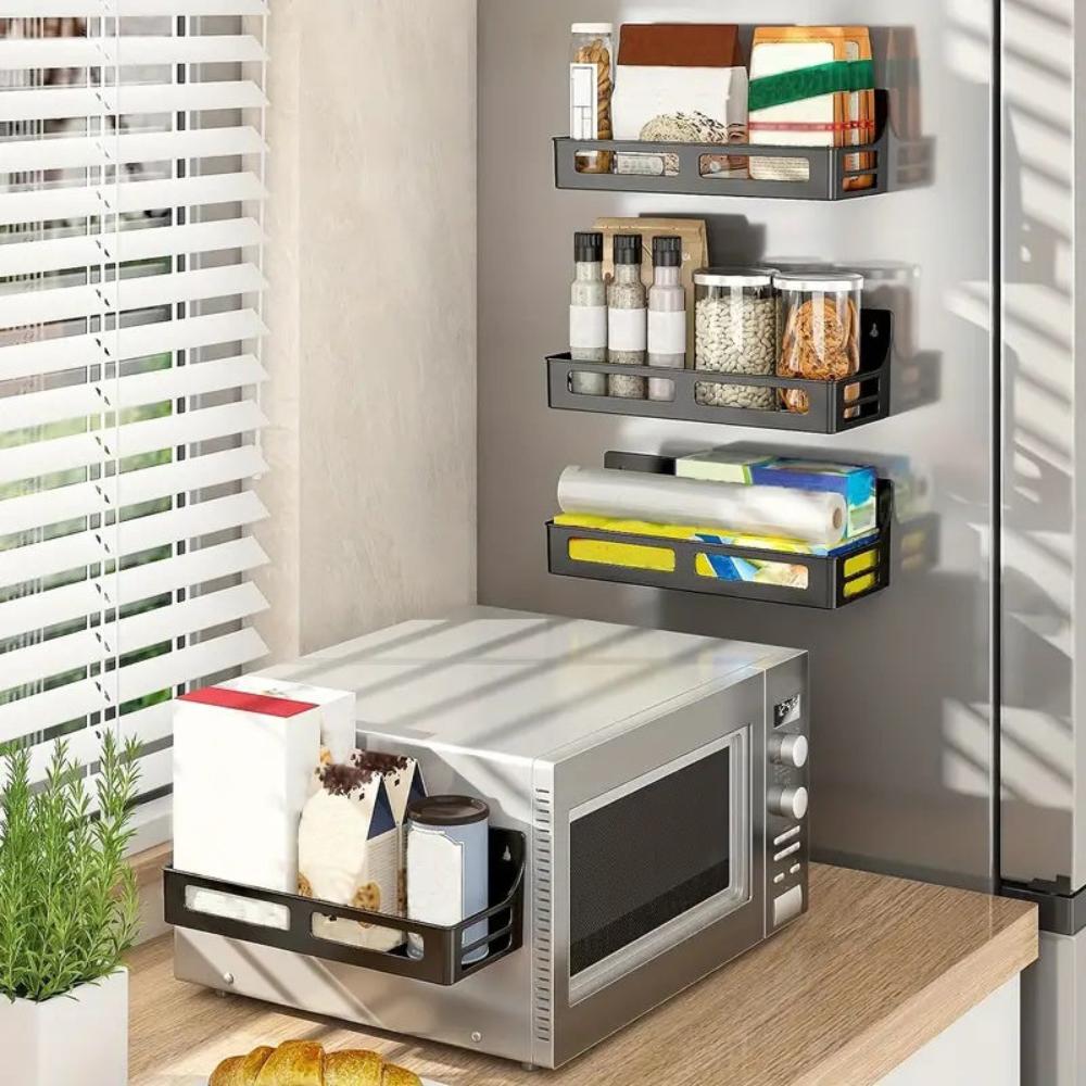 Spice Rack Magnetic Stainless Steel Holds 11 Lb
