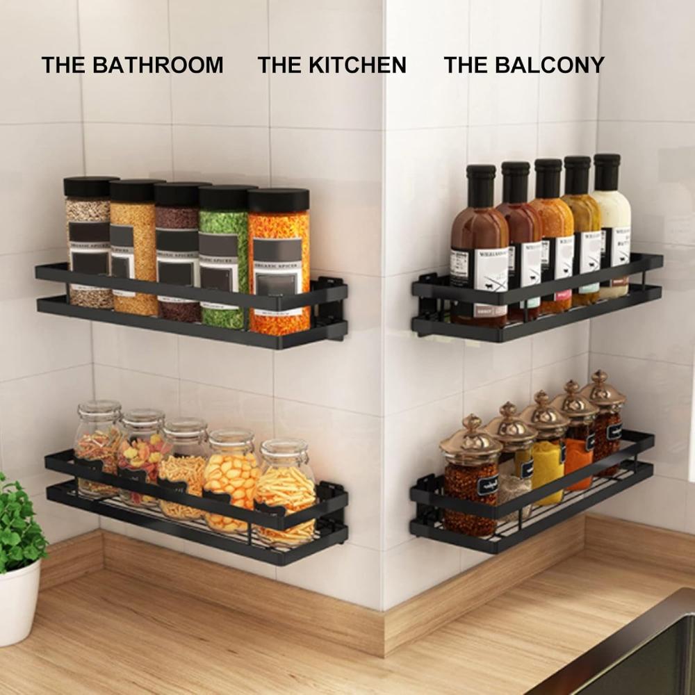 Spice Rack Magnetic Stainless Steel Holds 11 Lb
