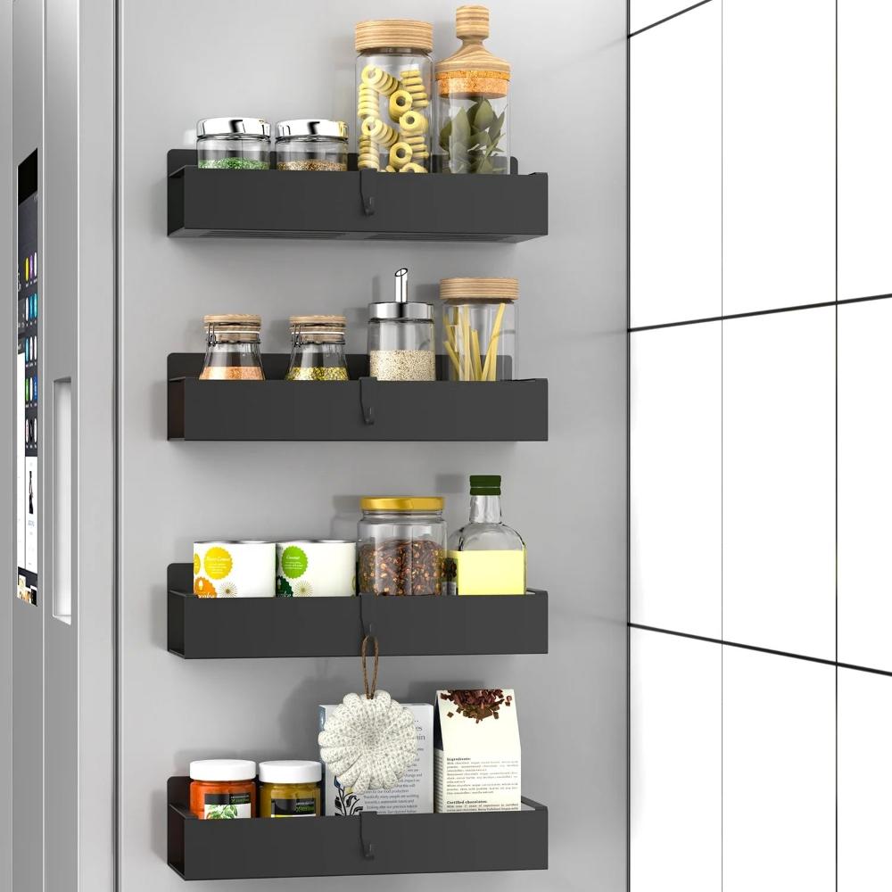 Spice Rack Magnetic Stainless Steel Holds 11 Lb