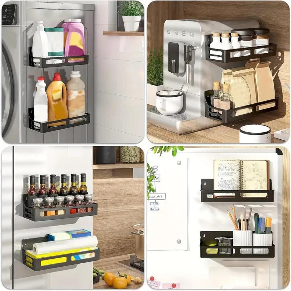 Spice Rack Magnetic Stainless Steel Holds 11 Lb
