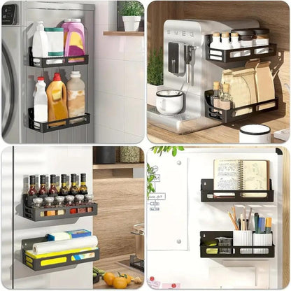 Spice Rack Magnetic Stainless Steel Holds 11 Lb