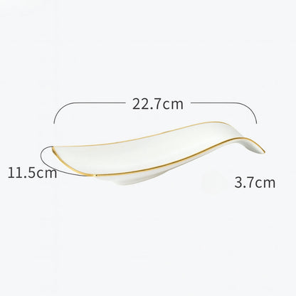 Spoon Rest Porcelain Heat-Resistant & Dishwasher Safe
