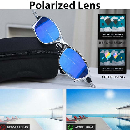 Sport Sunglasses Polarized UV400 Lightweight Alloy Frame
