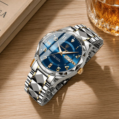 Sports Watch Quartz Movement Titanium Case Water-Resistant to 164 Ft