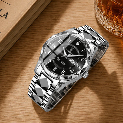 Sports Watch Quartz Movement Titanium Case Water-Resistant to 164 Ft