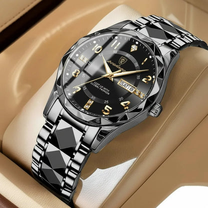 Sports Watch Quartz Movement Titanium Case Water-Resistant to 164 Ft