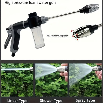 Spray Gun High-Pressure Foam 360-Degree Adjustable Modes