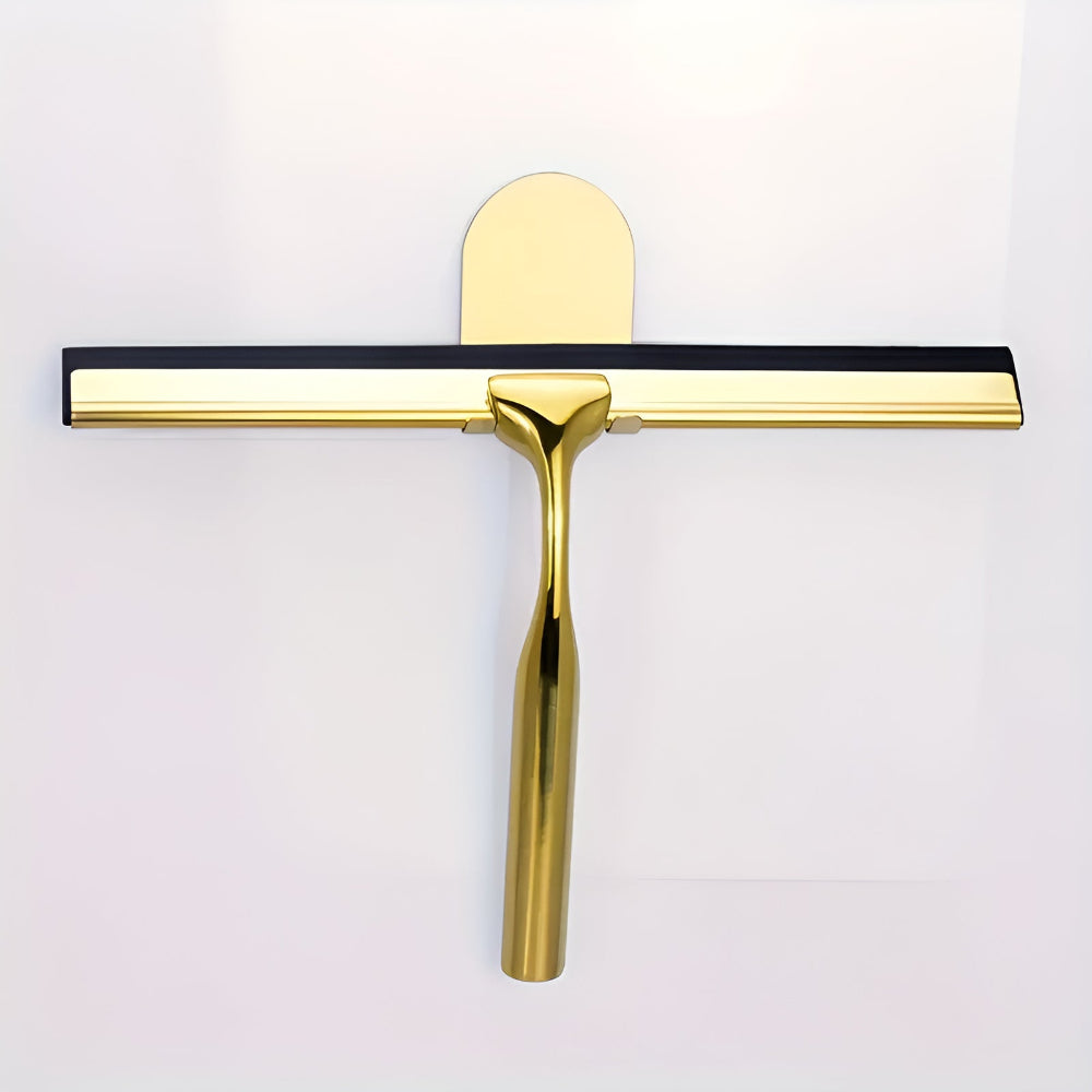 Squeegee Stainless Steel Gold Finish Non-Slip Handle
