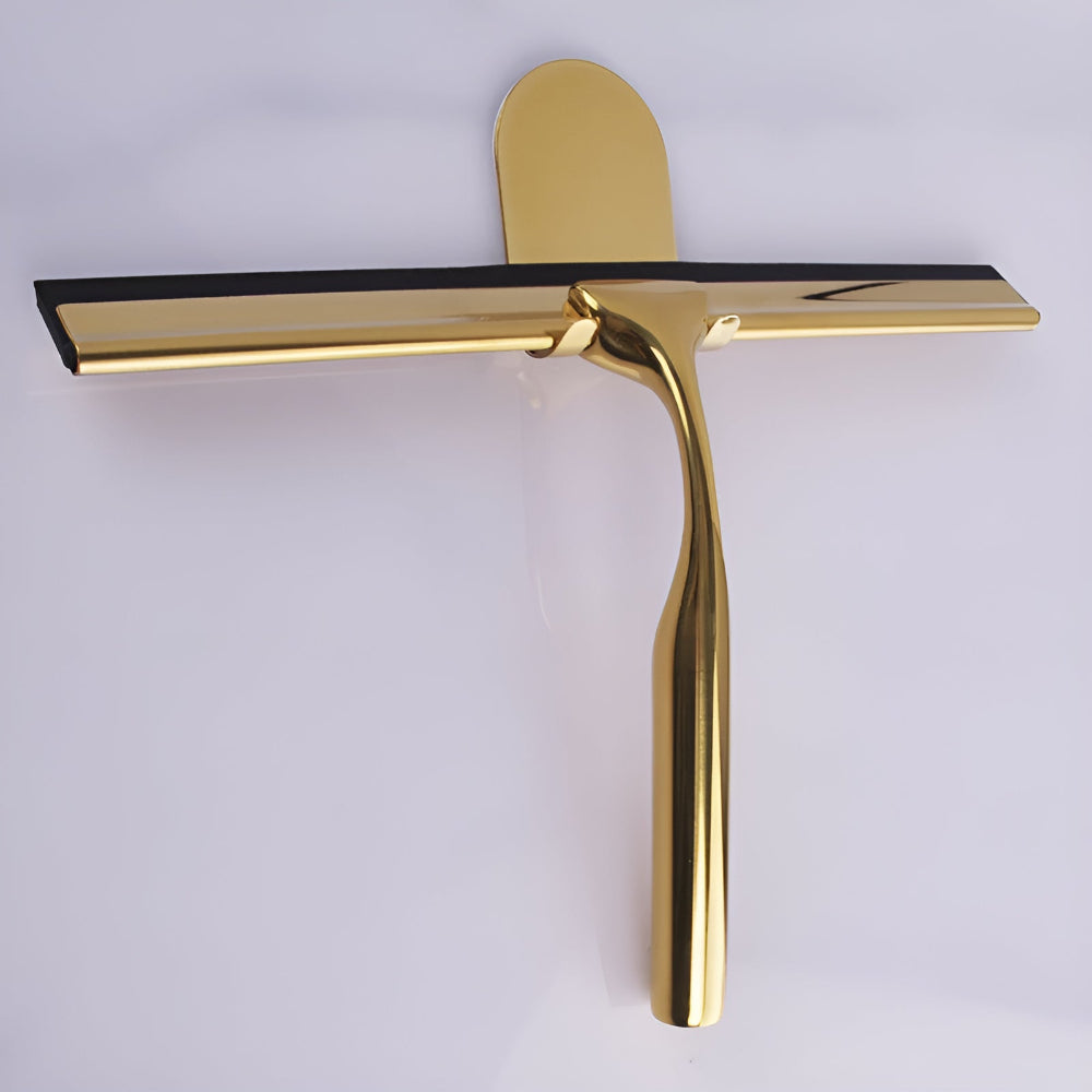 Squeegee Stainless Steel Gold Finish Non-Slip Handle