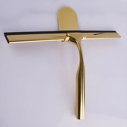 Squeegee Stainless Steel Gold Finish Non-Slip Handle