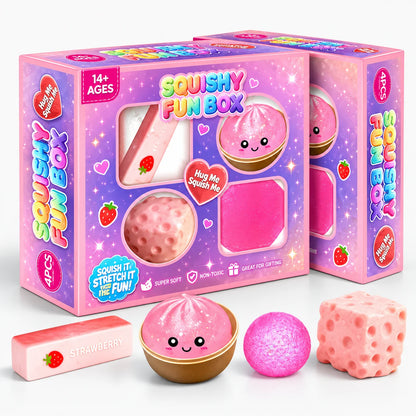 Squishy Toy Advent Calendar 24-Piece Slow-Return Foam Set