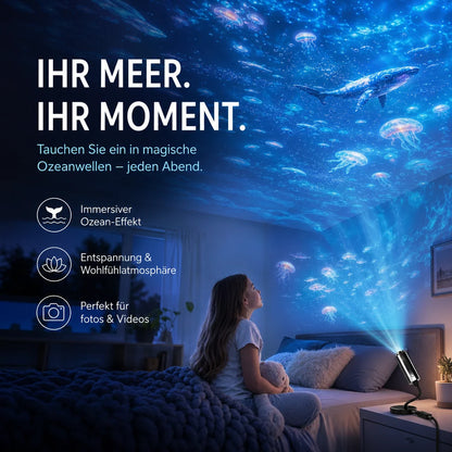 Star Projector Night Light 10 Slides Flexible USB Arm