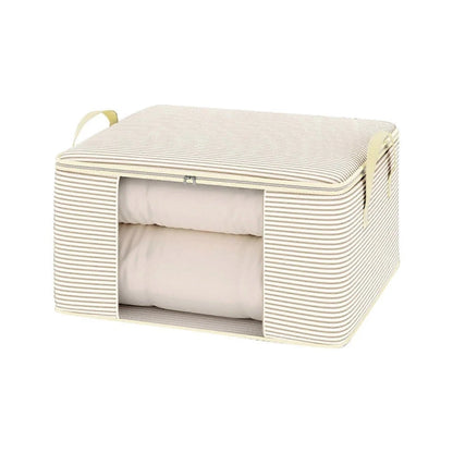 Storage Bag Foldable Breathable Cloth & Clear Panel