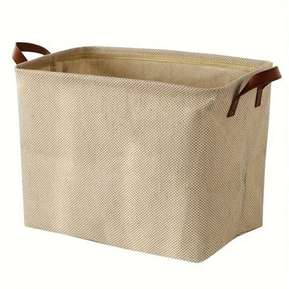 Storage Basket Foldable Woven Sturdy Handles