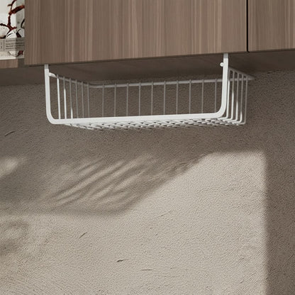 Storage Basket Over-Cabinet Hanging Reinforced Metal Space-Saving