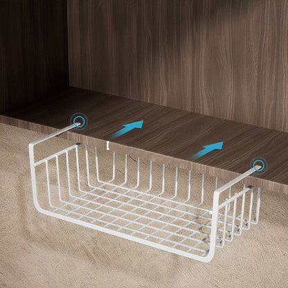 Storage Basket Over-Cabinet Hanging Reinforced Metal Space-Saving